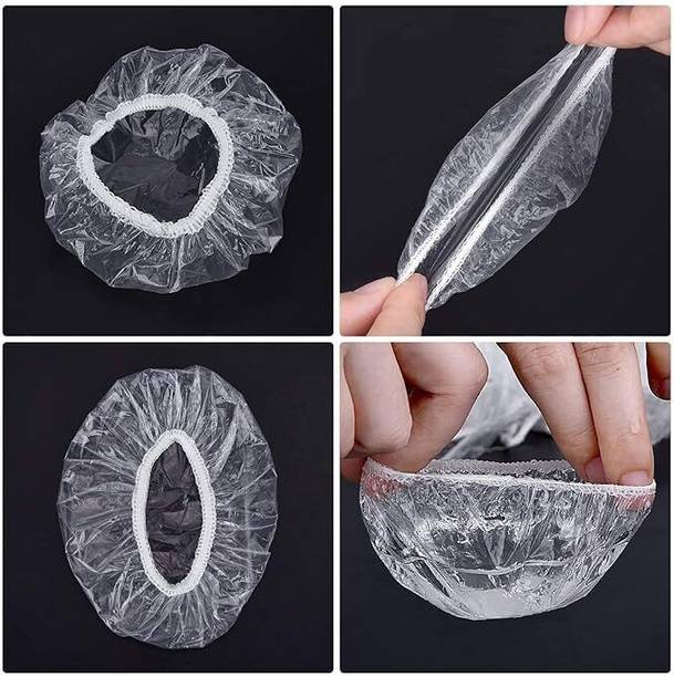 ND BROTHERS Ear Cover for Shower 100 Pcs, Waterproof Ear Protector, Ear Shower Caps ND38