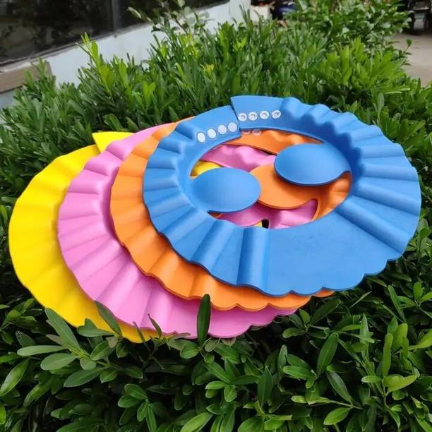 FLUPPY Adjustable Child Kids Shampoo Bath Shower Cap Makes Baby Bath More Fun