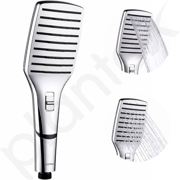 Plantex Hand Shower for Bathroom/2 Mode Shower/Rectangle Hand Shower Without Hose Pipe Shower Head