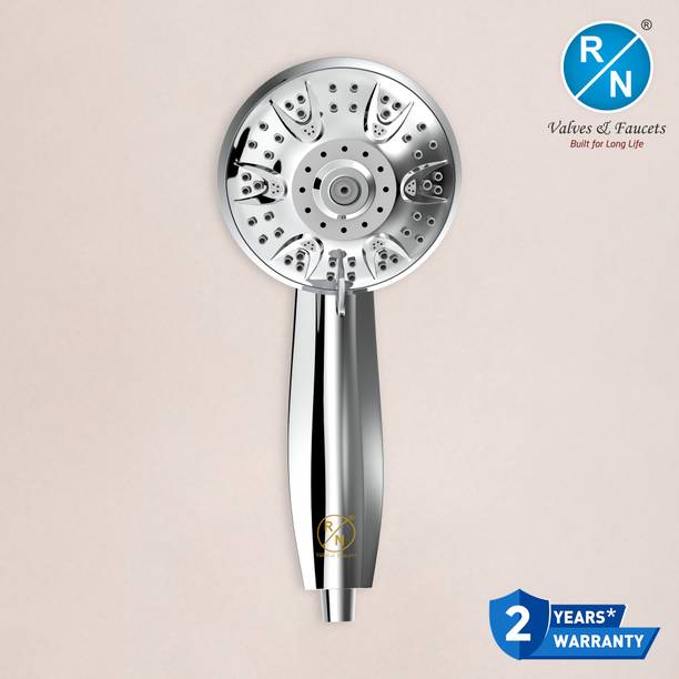 RN Bathroom Hand Shower Set with ABS Body, Silicone Nozzles, 1.5m Hose & Holder Shower Head