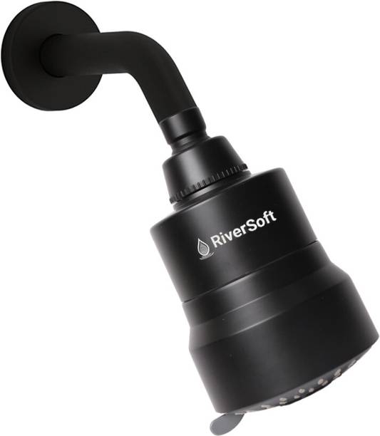 RiverSoft DIVA Shower filter for hard water with 15 stages |5 Spray Setting| Water saving Shower Head