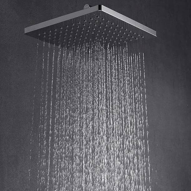 ओपस Premium 8''x8'' Heavy S.S Ultra Slim Rain Shower Head Without Arm शावर हैड