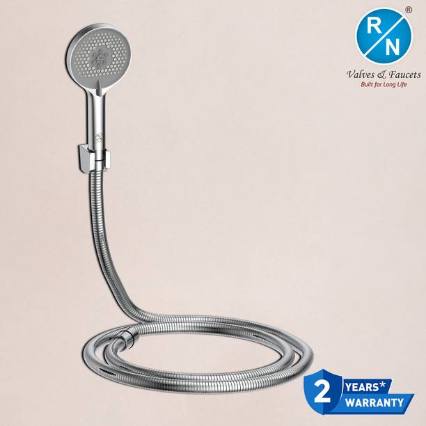 RN ABS Round Hand Shower Set with 1.5m Shower Hose & Holder & 3 Spray Flow Modes_01 Shower Head