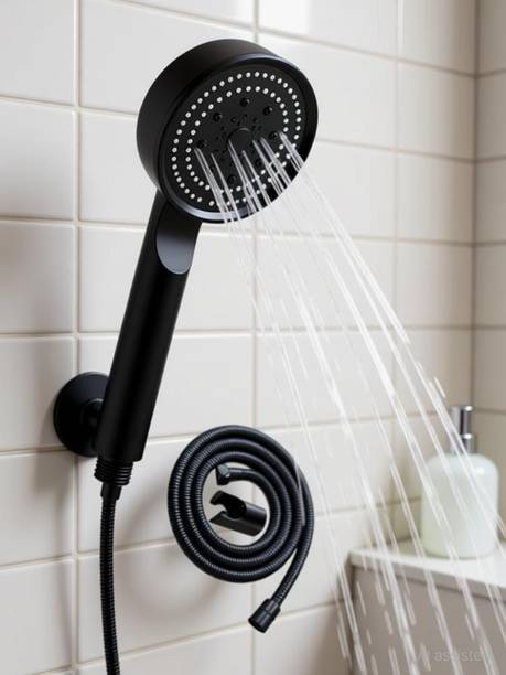 Cloudtail Era ABS High Pressure Multi Function Hand Shower with 1mtr ss tube and wall hook Shower Head