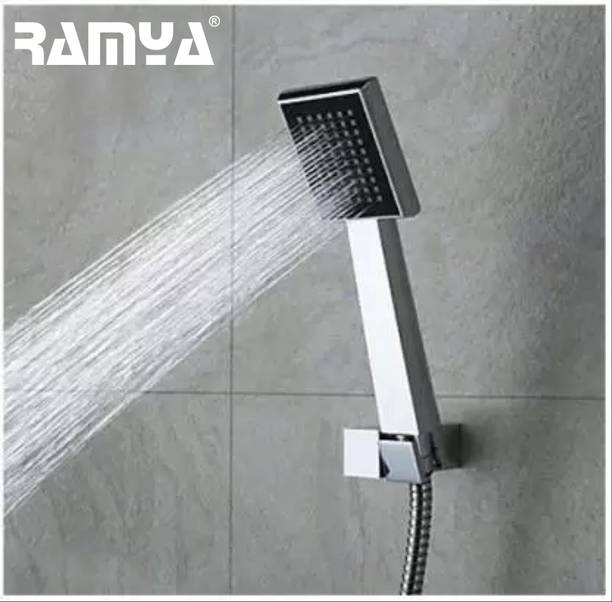 रम्या Square Hand Shower Set With Shower Tube 1.5 Meter Shower Head शावर हैड