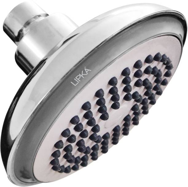 Lipka Rio ABS Overhead Shower for Bathrooms with Chrome Finish & Silicone Nozzles Shower Head