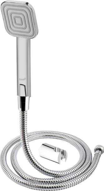 Prestige High Pressure Square Sleek Design Hand Shower With 1.5 mtr SS Hose Pipe Shower Head