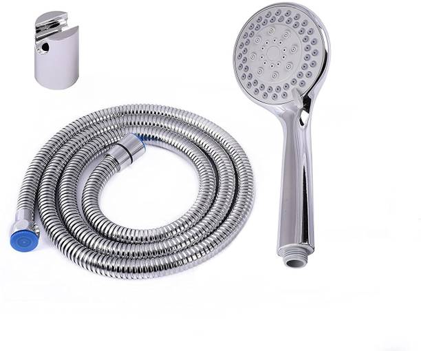 CLIBO 5 Gear/Flow HS-012 ABS Plastic Hand Shower with SS Tube 1.5 M and Hook Shower Head