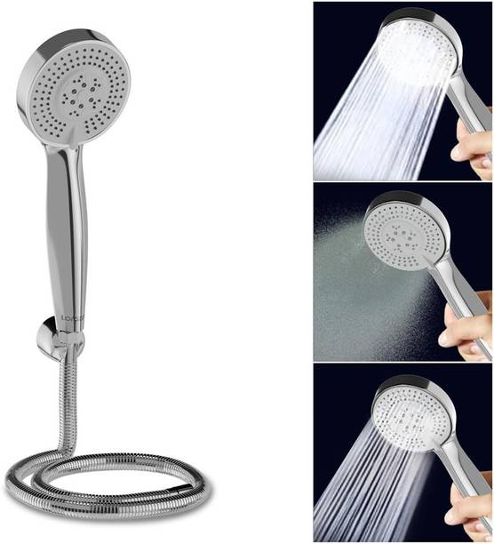 Lorazzo Versa 3-Function Hand Shower for Bathroom, 1.5 meter SS 304 Multimode water flow Shower Head