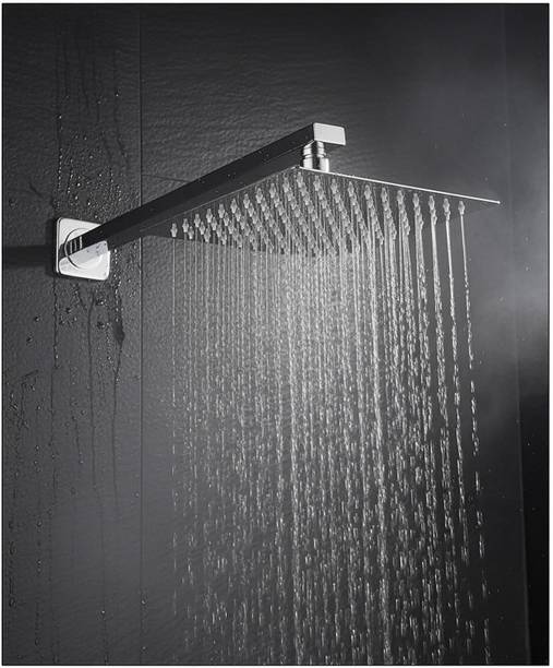 Prestige 6''x6'' Stainless Steel Ultra Slim with 15inch Arm (Pack of 1) Shower Head