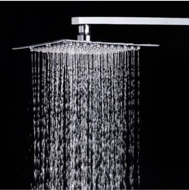 Unisil Ultra Slim Steel Chrome Finish 6 Inch Shower Overhead for Bathroom without Arm Shower Head