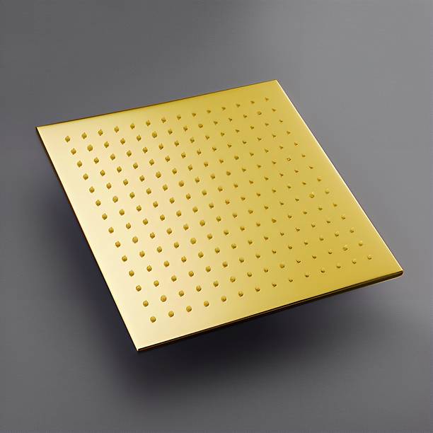 CARNIVAL Overhead Square 12X12" Inch Gold Shower Head For Bathroom Stainless Steel 304 Shower Head