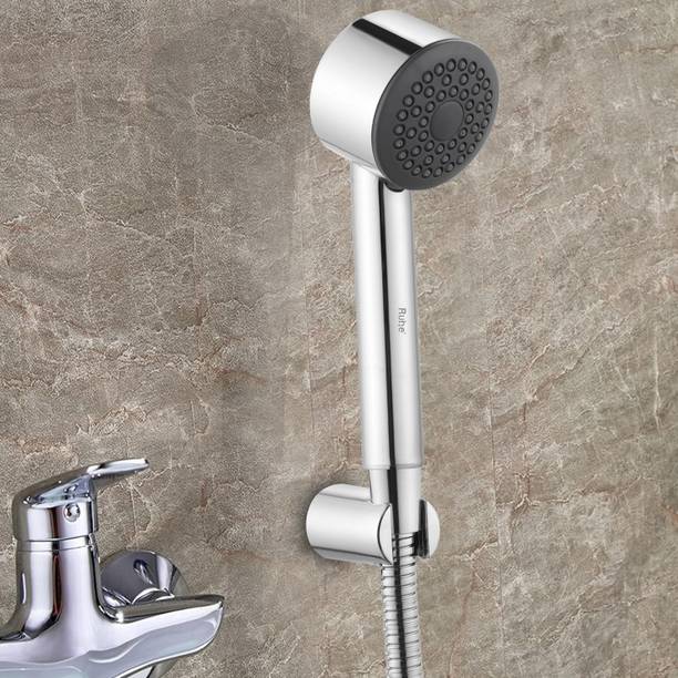 RUHE ABS Volt Hand Shower With Wall Hook And 1M SS Shower Tube (Chrome Finish) Shower Head