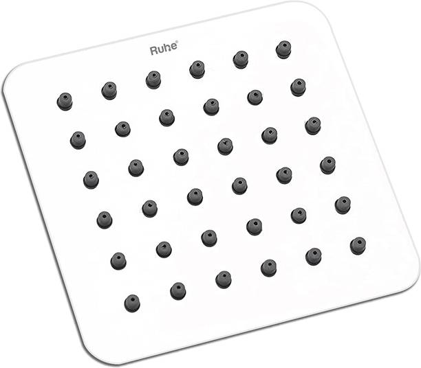 RUHE Hexa 304-Grade Stainless Steel Overhead Shower (6 x 6 Inches) Shower Head