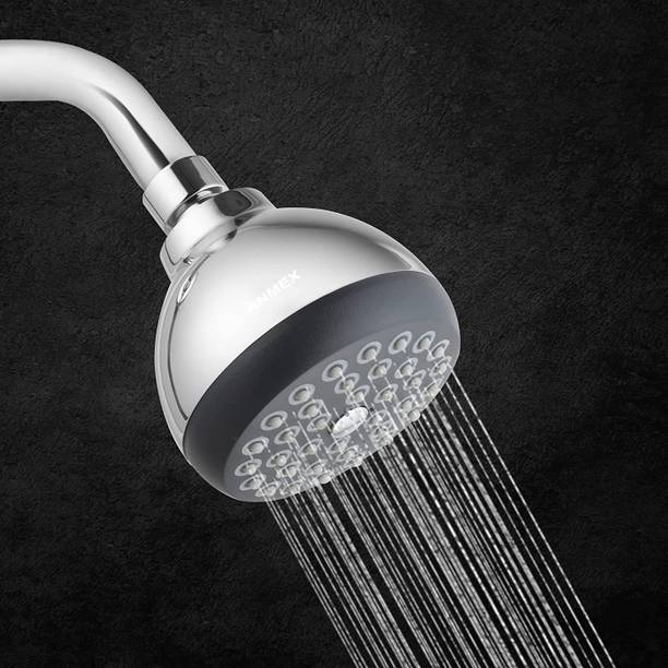 ANMEX Premium 4Inch (4") Rain shower with 9inch SS Round arm Shower Head