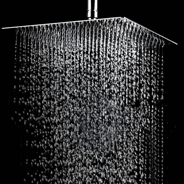 कार्निवल Ultra Slim Square 8x8 Overhead Shower SS-304 Rainfall Shower Head For Bathroom शावर हैड