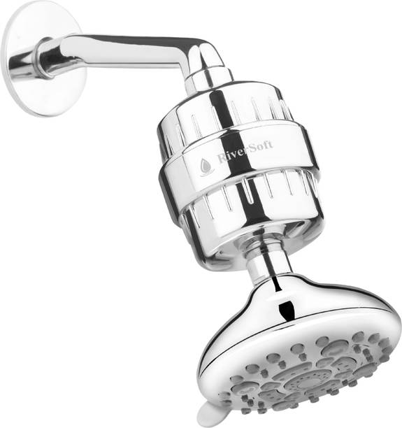 RiverSoft Mist Shower with SF-15 Pro Filter | 6 Modes, Water-Saving | Hard Water Softener Shower Head