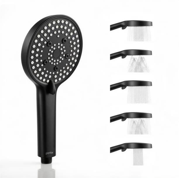 Plantex Hand Shower for Bathroom/5 Mode Shower/5-Inch ABS Plastic Handheld Shower Shower Head