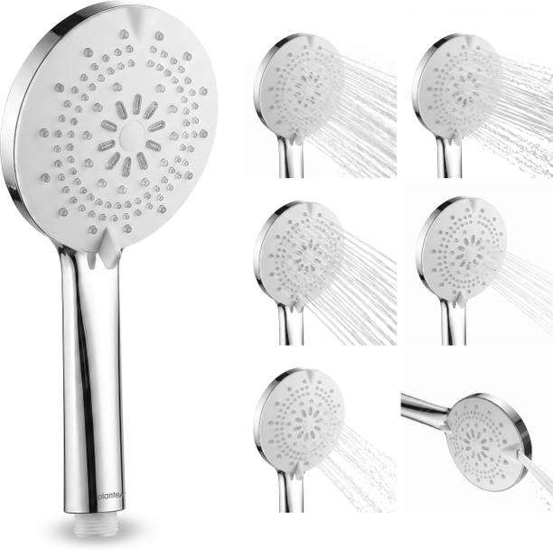 Plantex 5-Inch ABS Plastic Handheld Shower/Hand Shower for Bathroom/6 Mode Shower Shower Head