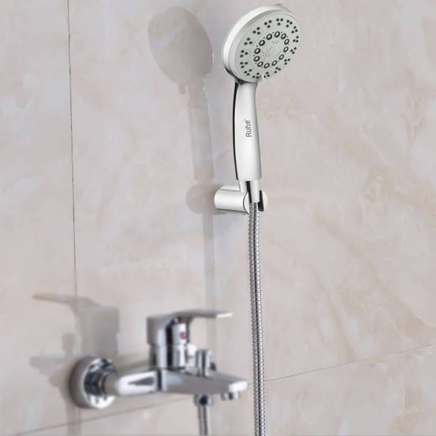 RUHE ABS Sigma Multi-Flow Hand Shower with 304-Grade Flexible Tube & Hook Shower Head