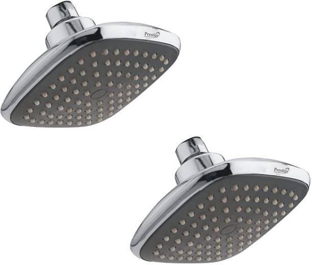 Prestige ABS Plastic Garnet Square Rain Over Head Shower - Set of 2 Shower Head