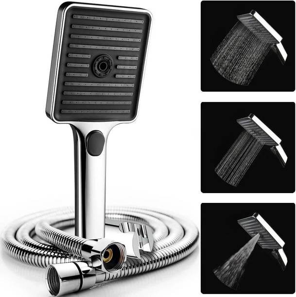 Waterman ALEXA Hand Shower )ABS) With 1.5 Mtr. SS Tube 3 Multi Functions Shower Shower Head