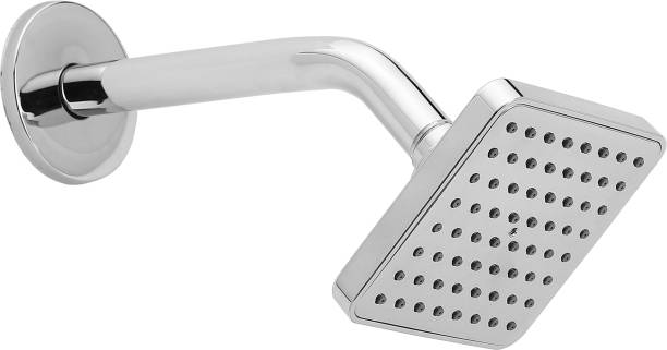 Hindware 100mm ABS Easy Clean Rain Shower With 225mm Arm - Square Shower Head