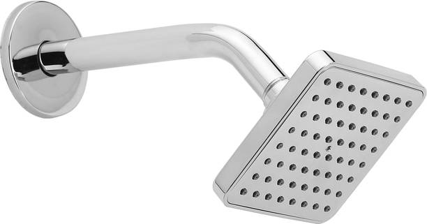 Hindware 100mm ABS Easy Clean Rain With 225mm Arm - Square Shower Head