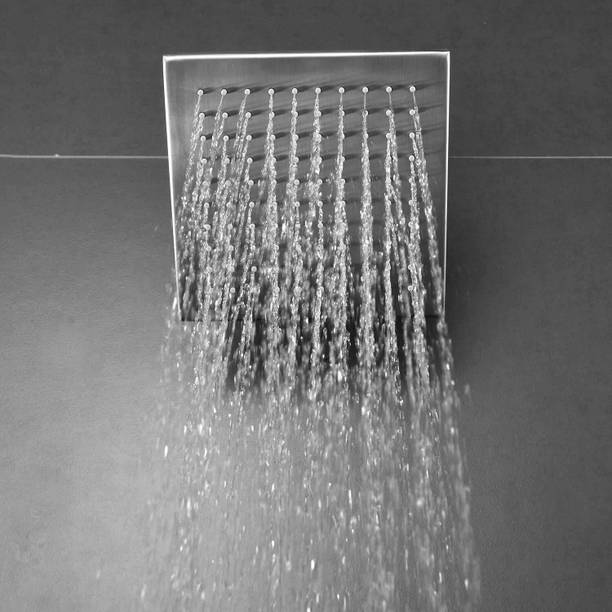 Clinton Stainless Steel 4x4 Inch Ultra Slim Shower With (12" Inch) Square Arm Shower Head