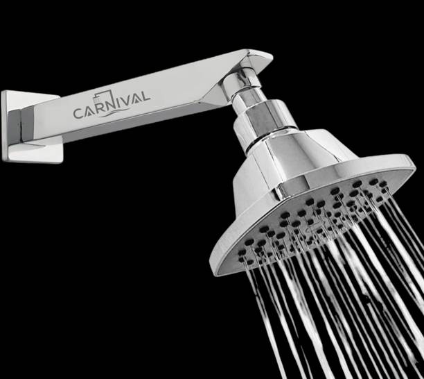 CARNIVAL ABS 4x4 Square Shower with ARM | Bathroom Shower Complete Set | Shower Head Fixed Mount Rain
