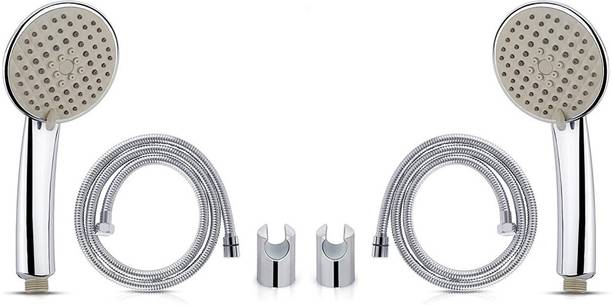 Sellzy 5 Flow ABS HS-019 Plastic Hand Shower with SS Tube 1.5 Meter and Hook Shower Head