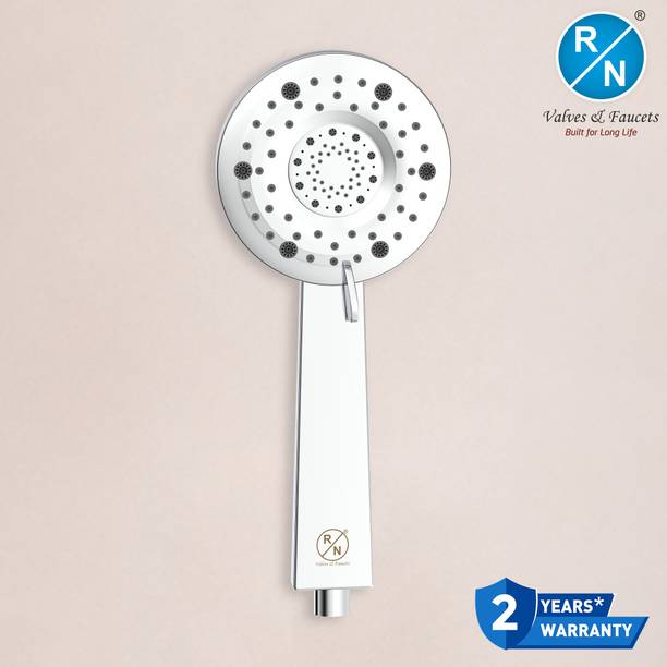 RN Stainless Steel Hand Shower Set with 1.5m Hose & Holder , ABS Silicone Nozzle Shower Head
