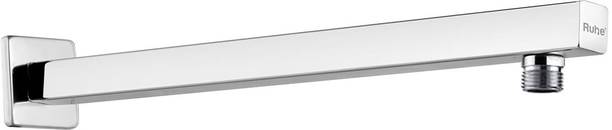 RUHE 24 Inches Square Shower Arm with Wall Flange | Shower Arm for Overhead Shower Shower Head