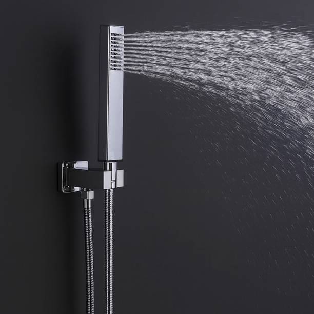 Colston by Colston Celsa Brass Body Hand Shower with 1.5m SS Hose & Water Inlet Wall Mount Holder Shower Head