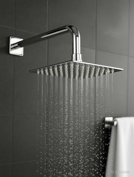 Plantex Stainless Steel Shower Head for Bathroom/Rain Shower Head/Shower-(6x6 In) Shower Head