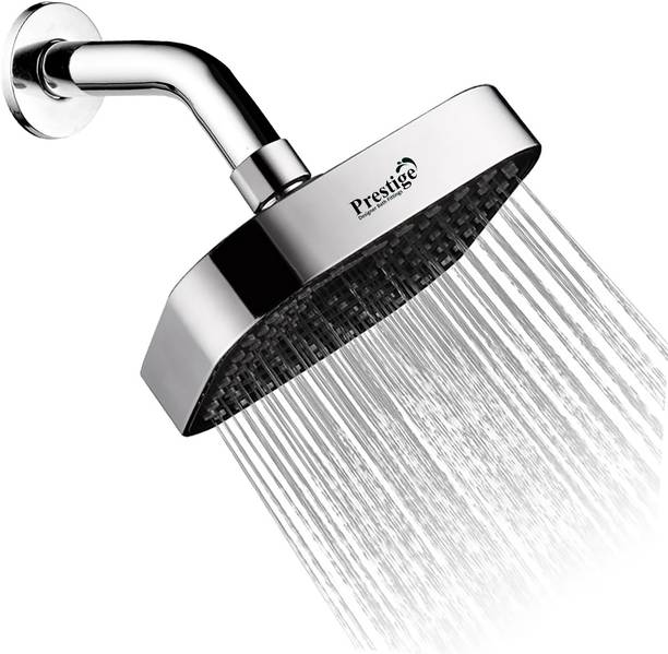 Prestige ABS,4-INCH Single Flow Overhead Shower With 9-INCH Arm and Wall Flange Shower Head