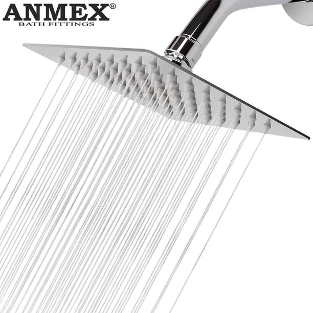ANMEX SS304 Showerhead Great Shower Experience Even At Low WaterFlow (8X8+9INCH ARM) Shower Head Set