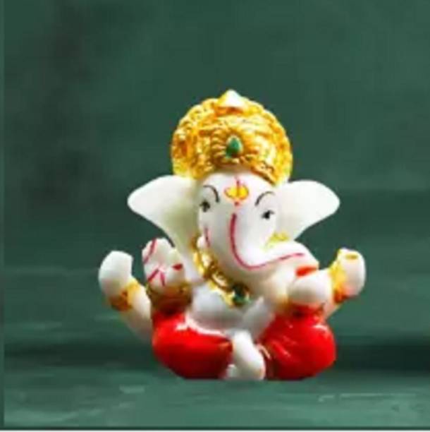AVEU Lord Ganesha Idols for home decor|God idols for car dashboard|Ganesha Idol Decorative Showpiece  -  1 cm