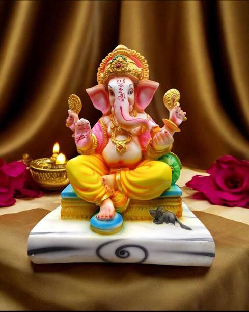 Yuvaansh Creationss Ganesha Decorative Showpiece  -  19 cm