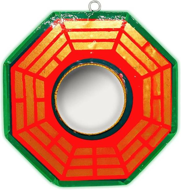 Home Genie Pakua Mirror Decorative Showpiece  -  9 cm