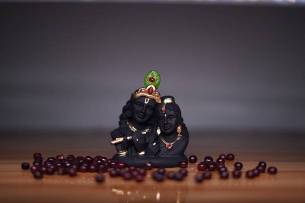 BBT Radha Krishna statue polycerin Decorative Showpiece - 14 cm