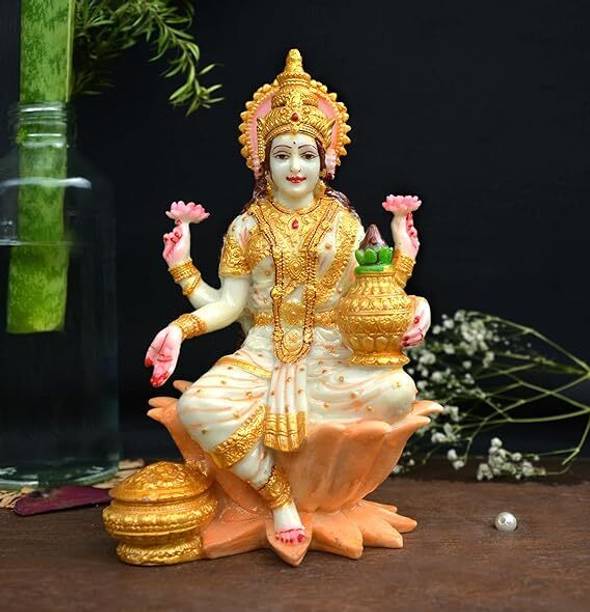 ARBUDA HANDICRAFTS laxmi statue Decorative Showpiece  -  18 cm