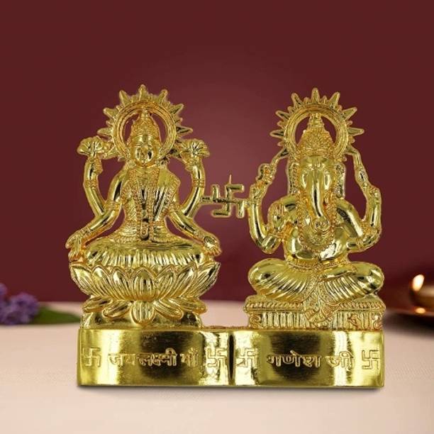 LEFTRIGHT LEFTRIGHTLakshmi Ganesha Decorative Showpiece  -  7 cm