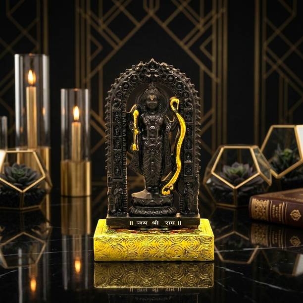 SBBCO Divine Magnet Ram Lalla Idol for Pooja Decorative Showpiece  -  4.1 cm