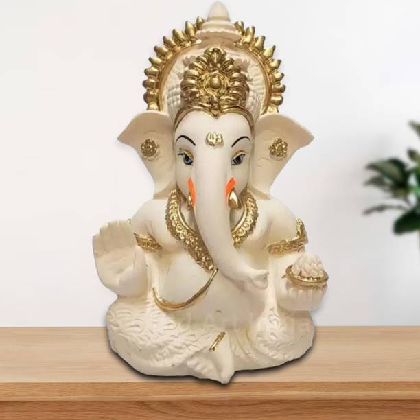 VE AND YOU Ganapati idol Decorative Showpiece Decorative Showpiece  -  15 cm