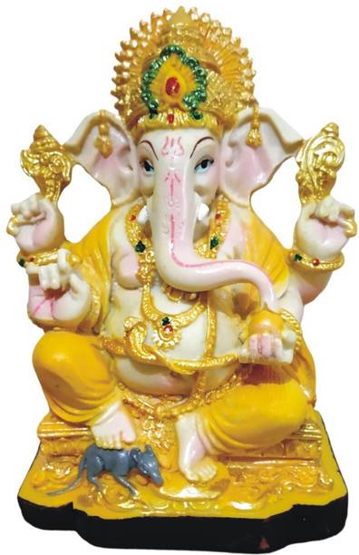 WINSOME COLLECTION Ganesha Ganpati Statue Shree Ganesha Idol Home Decor Showpiece Decorative Showpiece  -  17 cm