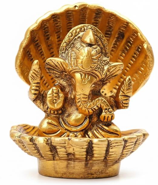 WearCraftJPR Ganesh Idol Decorative Showpiece  -  11 cm