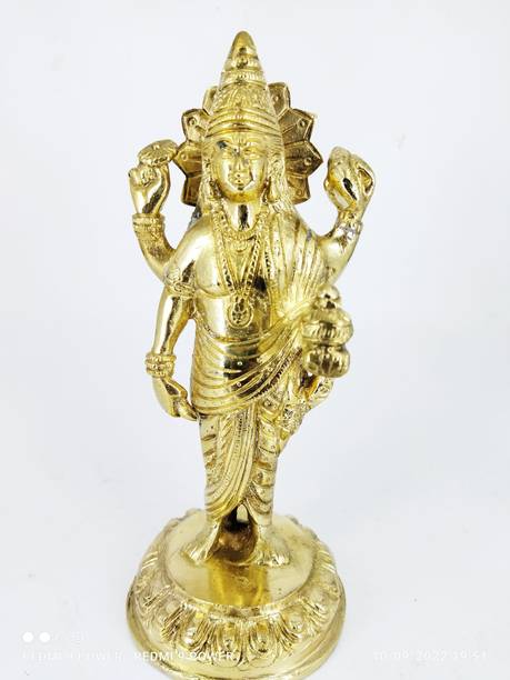 Shubh Sanket Vastu Dhanvantari The Physician of God (Holding The Vase of Immortality) - 8 Inches Decorative Showpiece  -  20.32 cm
