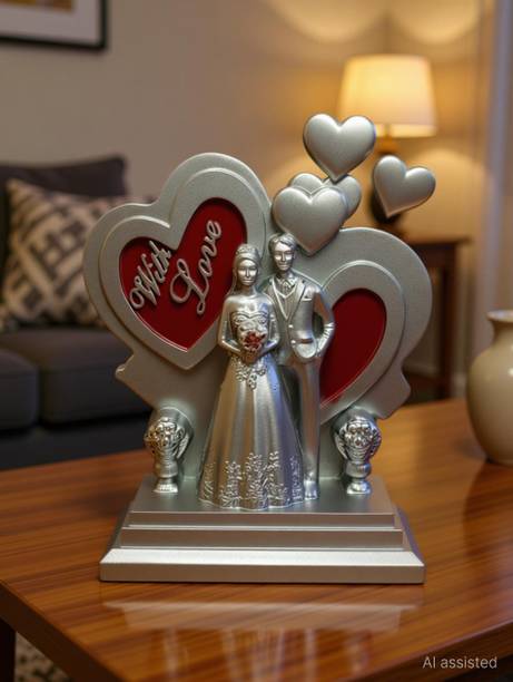 VCGOLD Elegant Valentine Couple Figurine Decorative Showpiece  -  20 cm