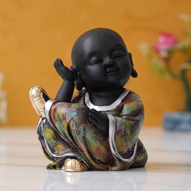 Royalbox Laughing Buddha Showpiece For Home Decoration Decorative Showpiece  -  12 cm